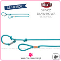 Trixie - Smycz zaciskowa linkowa tkana - Be Nordic - JASNY NIEBIESKI - S/M - 170 cm / 8 mm