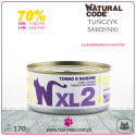 Natural Code - XL2 - TUŃCZYK i SARDYNKI - 170g