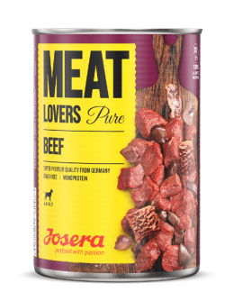 Josera - Meat Lovers Pure Monobiałkowa - WOŁOWINA - Zestaw 12 x 400g