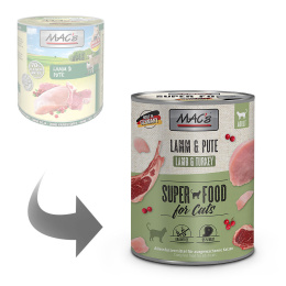Mac's - Cat Lamm & Pute - JAGNIĘCINA I INDYK - Wrażliwy układ pokarmowy - 800g