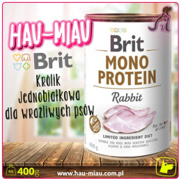 Brit - Mono Protein Rabbit - KRÓLIK - 400g