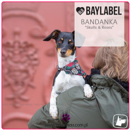 Baylabel - Bandanka - Skulls & Roses - 