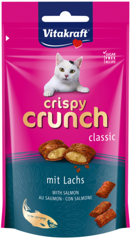 Vitakraft - Cripsy Crunch - ŁOSOŚ - 60g