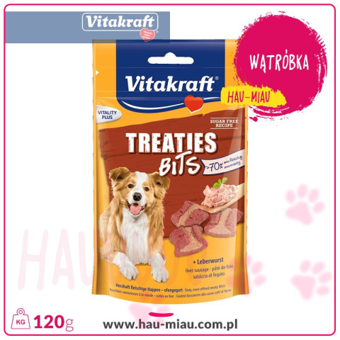 Vitakraft - Przysmak Treaties Bits - WĄTRÓBKA - 120g