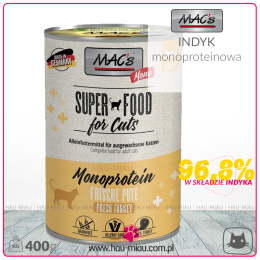 Mac's - Cat Mono Sensitive VetCare - Jednobiałkowa - INDYK - 400g