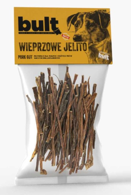 Bult - Przysmak naturalny - Wieprzowe jelito cienkie - 100g