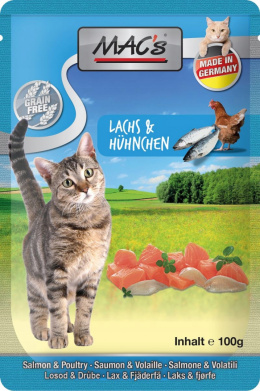 Mac's - Cat Salmon & Chicken - ŁOSOŚ i DRÓB - 100g