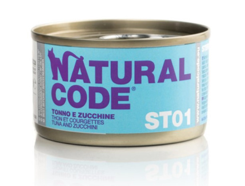 Natural Code - ST01 - TUŃCZYK I CUKINIA - 85g