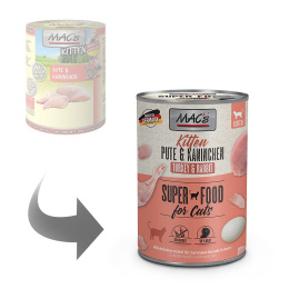 Mac's - Cat Pute & Kaninchen - INDYK i KRÓLIK - 400g - dla Kociąt