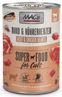 Mac's - Cat Rind & Hühnerherzen - WOŁOWINA i SERCA DROBIOWE - 400g