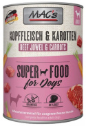 Mac's - Super food for dog - GŁOWIZNA I MARCHEW - 400g