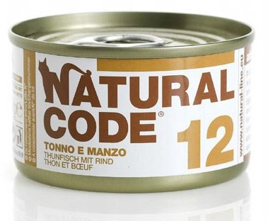 Natural Code - 12 - TUŃCZYK I WOŁOWINA - 85g