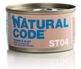 Natural Code - ST04 - TUŃCZYK I ANCHOIS - Zestaw 24 x 85g