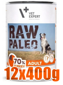 Raw Paleo - Adult - INDYK I KACZKA - Zestaw 12x400g