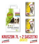 Super Pinio - Zbrylający Kruszon - Naturalny - 7 L + 2 saszetki GRATIS