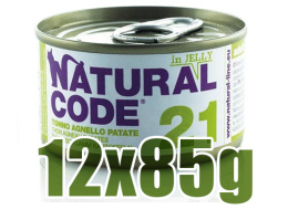 Natural Code - 21 - TUŃCZYK, JAGNIĘCINA i ZIEMNIAKI - Zestaw 12 x 85g