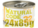 Natural Code - 32 - TUŃCZYK I ŻURAWINA W GALARETCE - Zestaw 24 x 85g