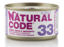 Natural Code - 33 - TUŃCZYK, DORADA I AMARANTUS W GALARETCE - Zestaw 24 x 85g