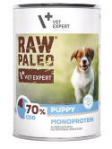 Raw Paleo - Puppy - Monoproteinowa - DORSZ - Zestaw 12x400g