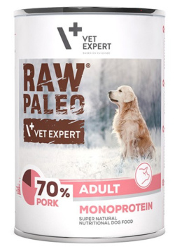 Raw Paleo - Adult - Monoproteinowa - WIEPRZOWINA - 400g