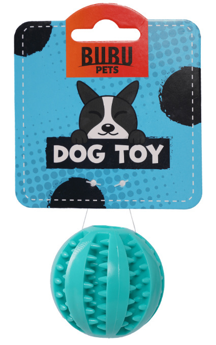 Bubu Pets - Dental - TPR miętowa piłka na smaczki - 6 cm