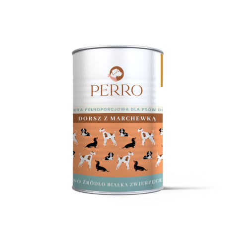 Perro - Gourmet MONO - Dorsz z marchewka - 410g