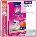 Vitakraft - Przysmak wspomagający odporność - Cat Liquid Snack Duck - Pasta KACZKA - 6 x 15g