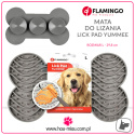 Flamingo - Mata do lizania - Lick Pad Yummee - L - 29,8 cm